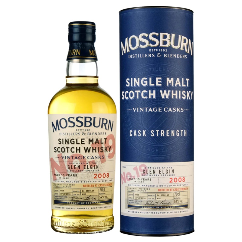Glen Elgin ‘Mossburn’ 2008/10yo 59% 700mL