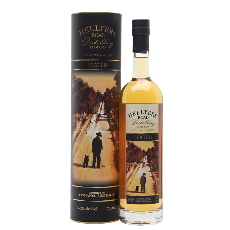 Hellyers Road Peated Tasmanian Whisky 46.2% 700mL
