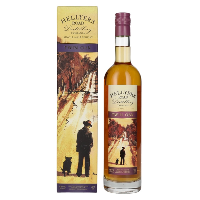 Hellyers Road Twin Oak Tasmanian Whisky 48.9% 700mL