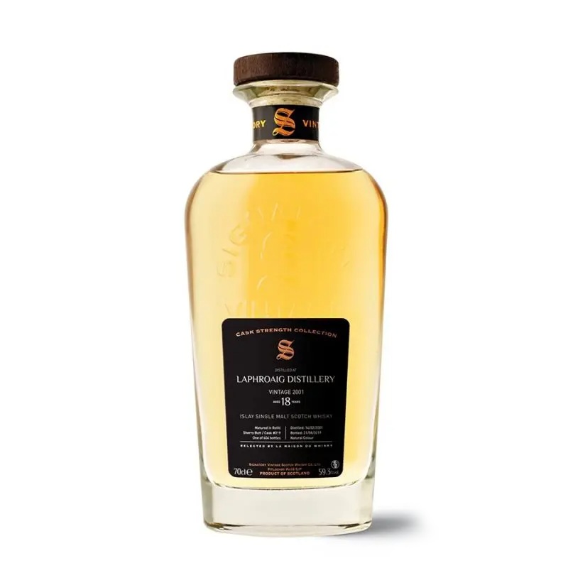 Laphroaig ‘Signatory’ 2001/18YO The Little Big Book  59.3 % 700ml