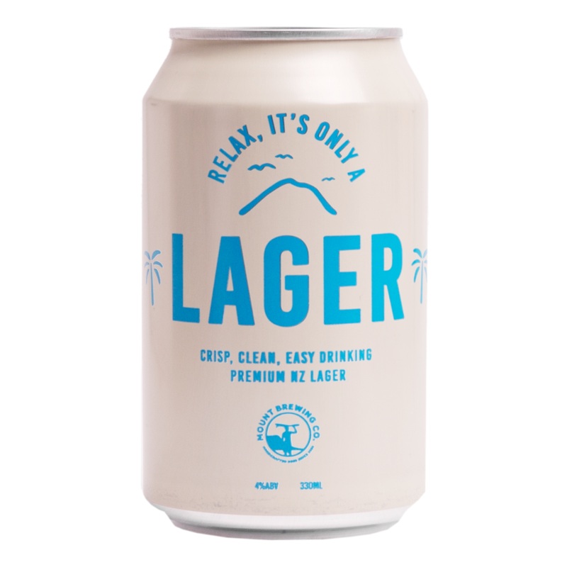 Mount Brewing Relax It’s Only a Lager 330ml Can