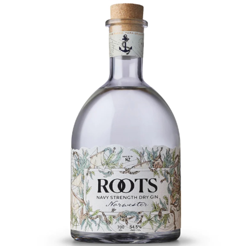 Roots Norwester Navy Strength Gin 54.5% 700ml