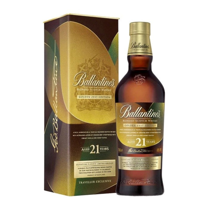 Ballantines 21 YO Golden Zest Blended Whisky 700ml