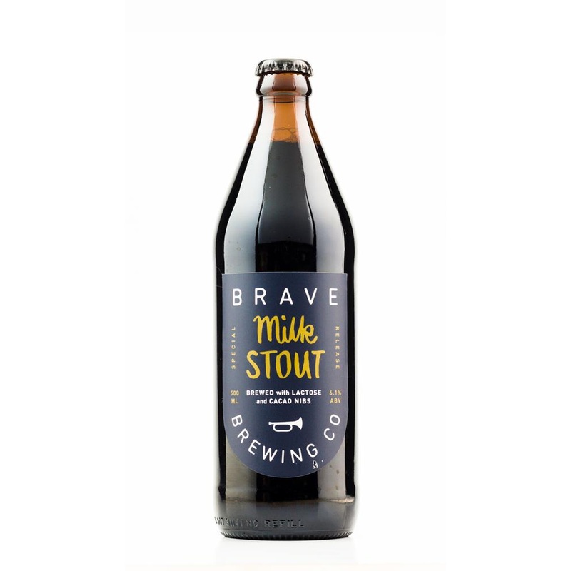 Brave Brewing Milk Stout 500ml Bottle