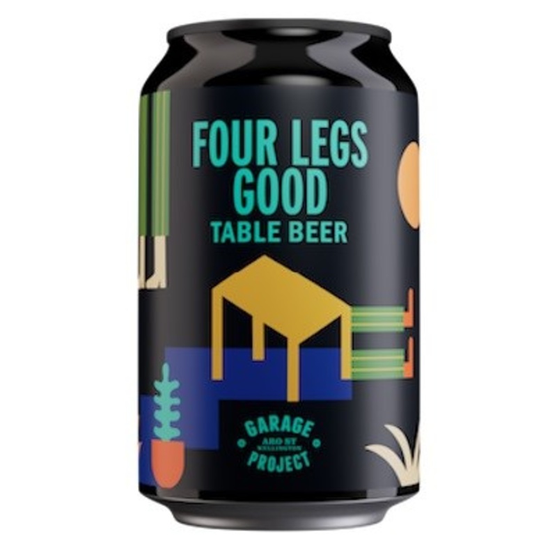 Garage Project Four Legs Table Beer lager can 330 ml