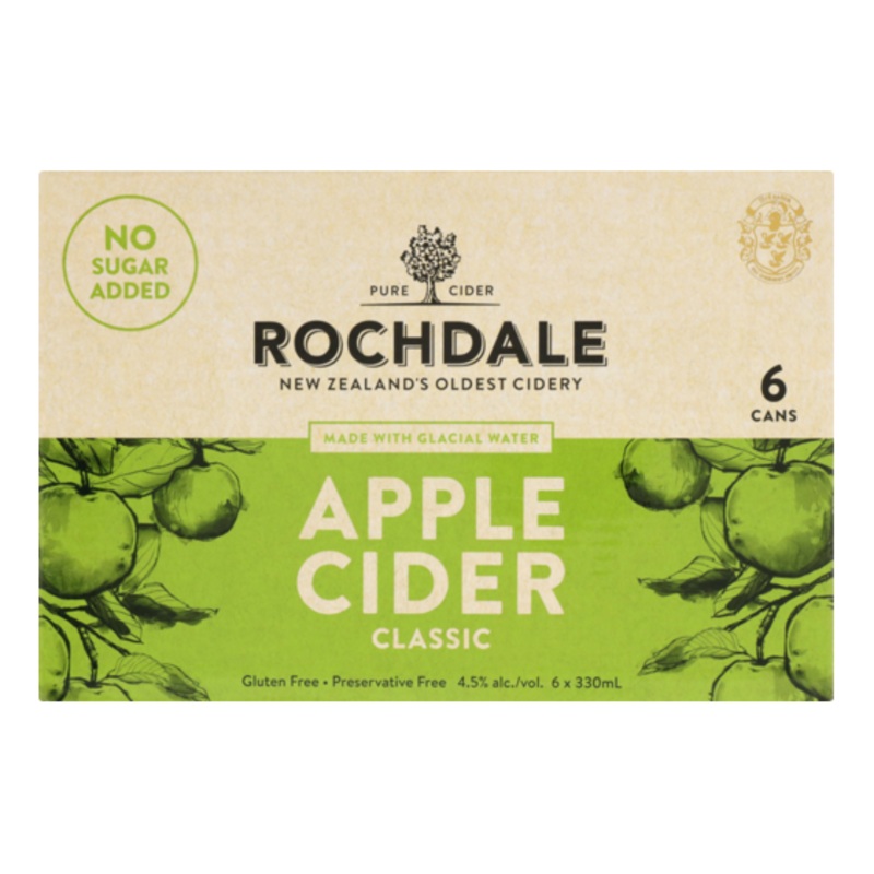 Rochdale Traditional Apple Cider 6pk Cans