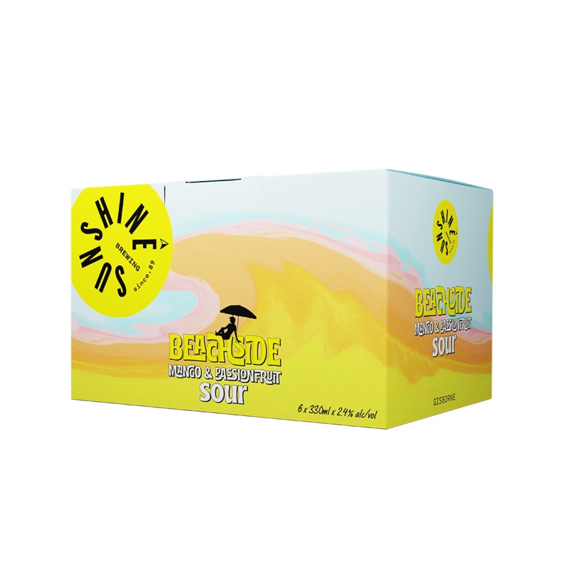 Sunshine Brewing Beachside Sour 6pk Cans (dated)