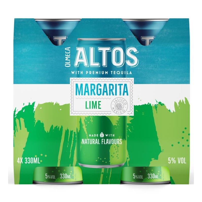 Altos Lime Margarita 4 pack