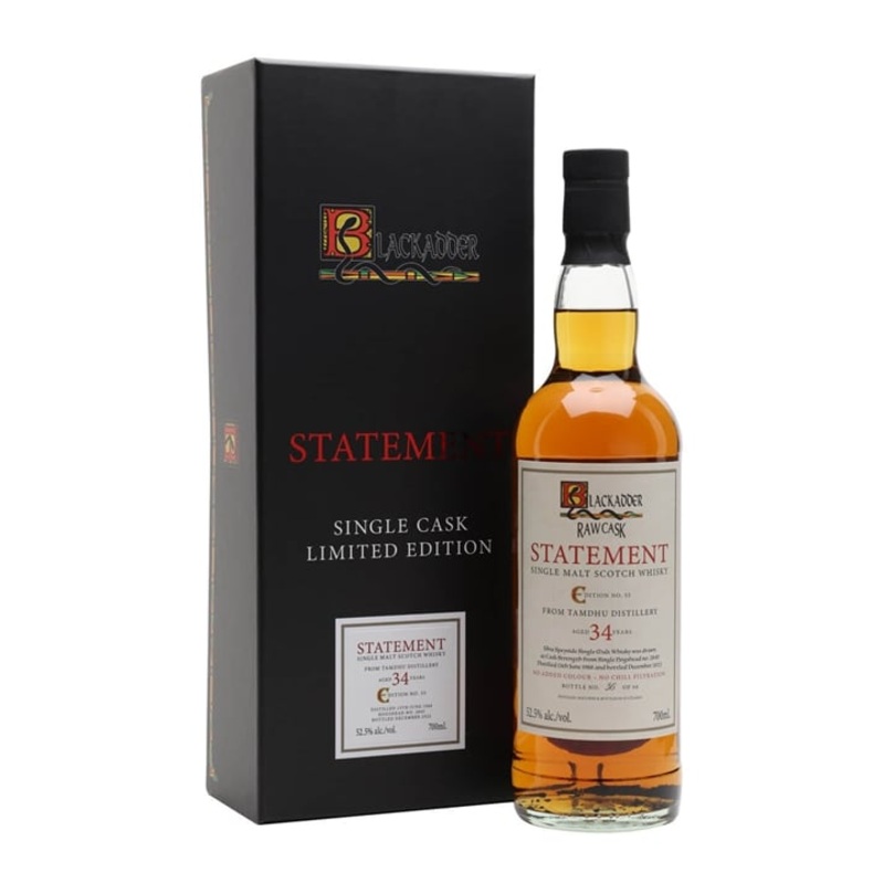 Blackadder Statement No 55 Tamdhu 34 YO 1988 Hogshead 52.5%