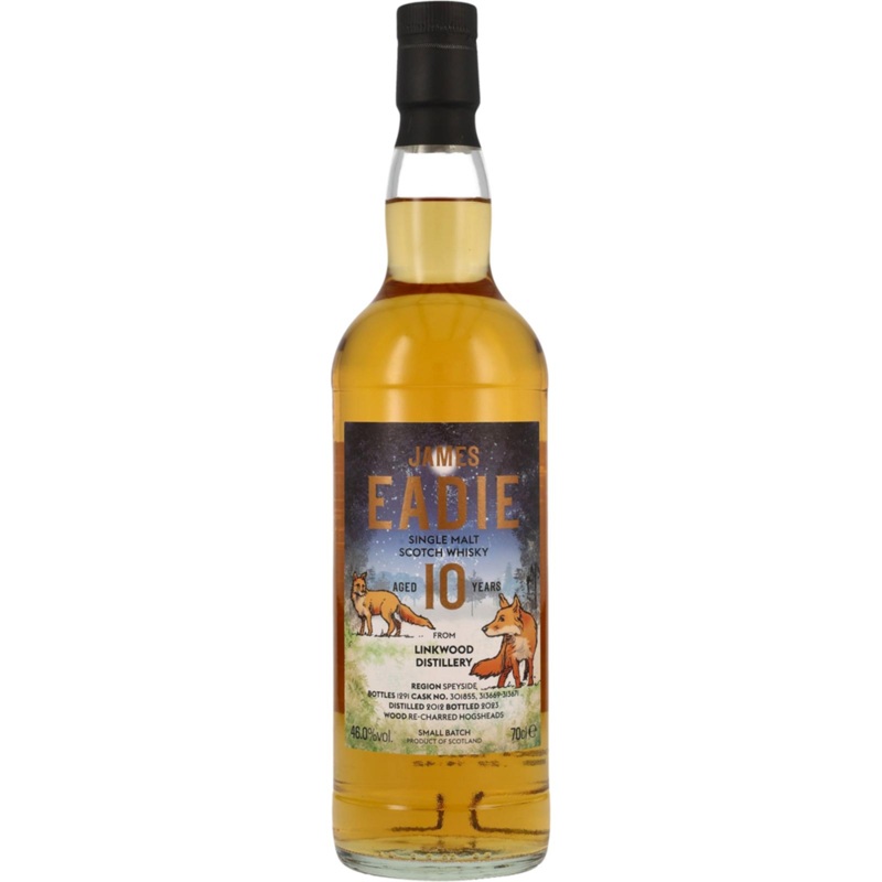 James Eadie Linkwood 10YO Re-Charred Hogsheads ‘The Fox’ 46%