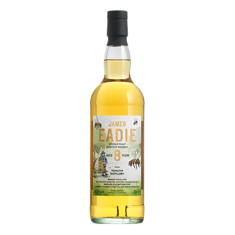James Eadie Tomatin 8YO First Fill Bourbon & Re-Charred Hogsheads – ‘The Beehive’ 46%