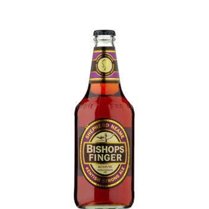 Shepherd Neame Bishop’s Finger Ale 500ml Bottle