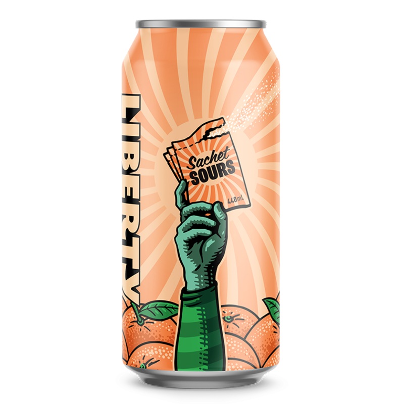 Liberty Sachet Orange Sour 440 ml