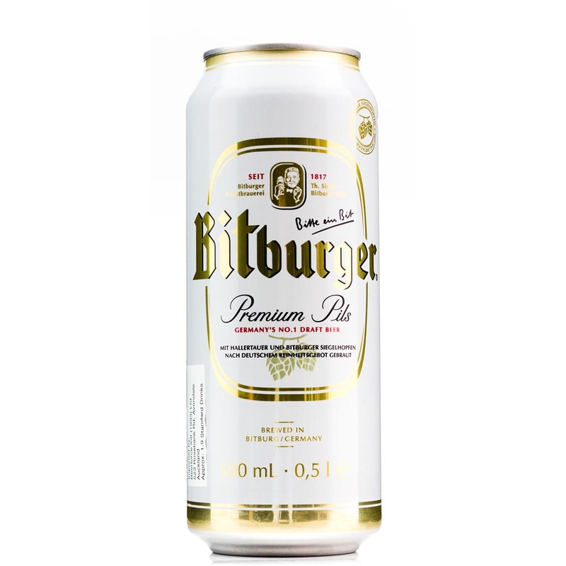 Bitburger Premium Pilsner 500ml Can