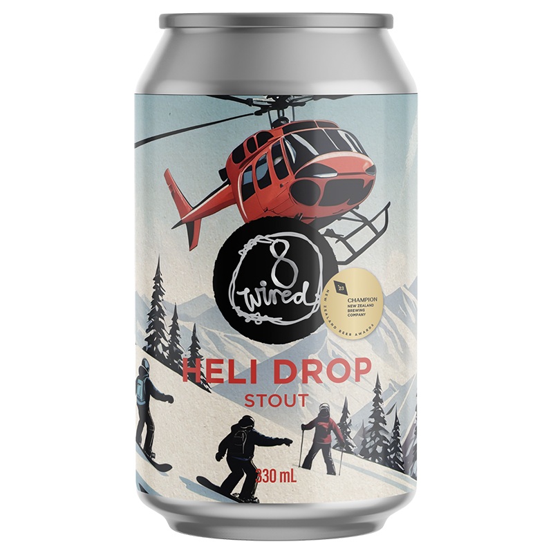 8 Wired Heli Drop Stout 330ml Can