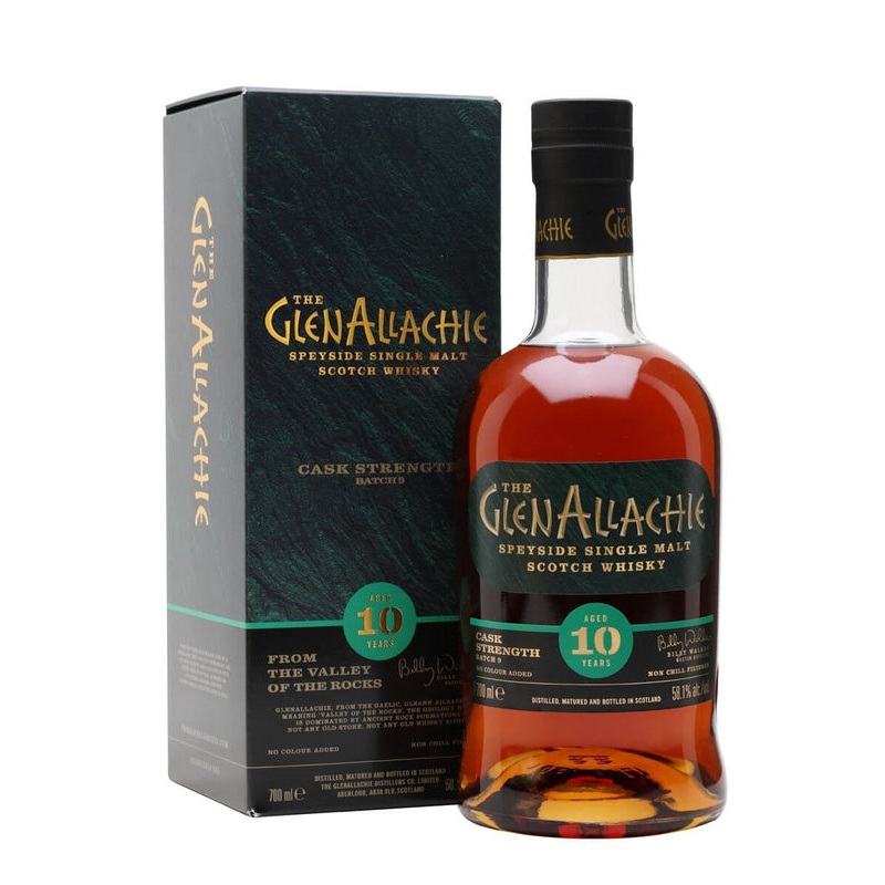Glenallachie 10 YO Cask Strength Batch #10 58.6% 700ml