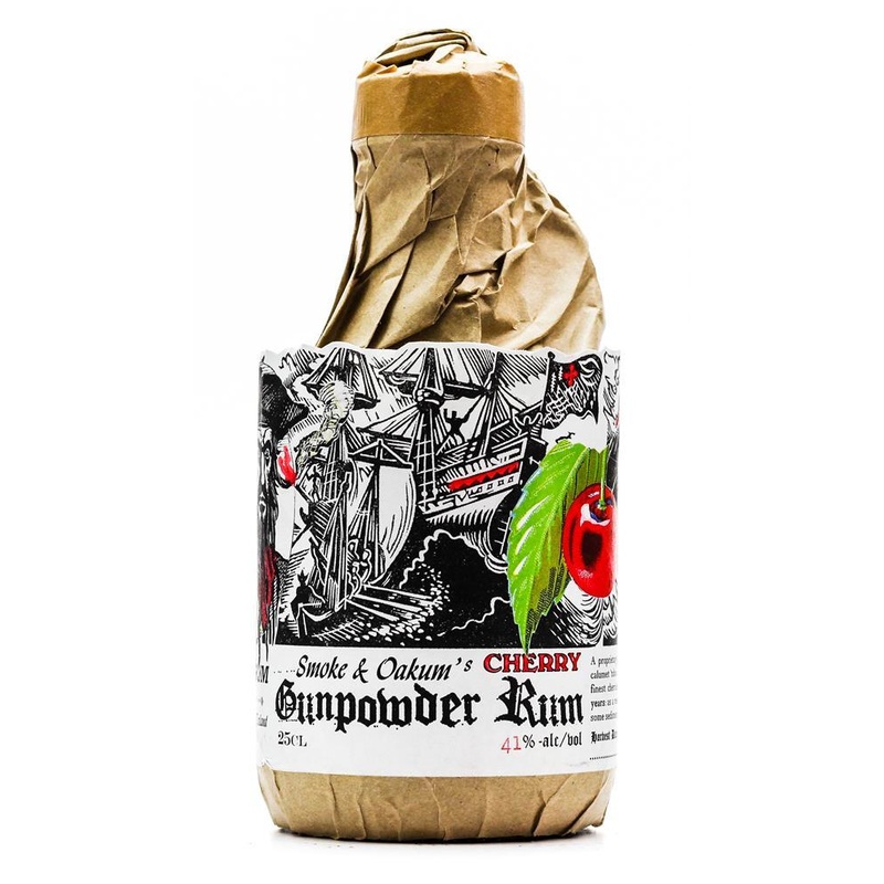 GUNPOWDER ‘CHERRY’ RUM FLASK 250ML