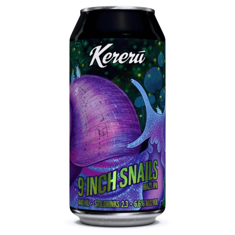 Kereru Nine Inch Snails Hazy IPA 440ml