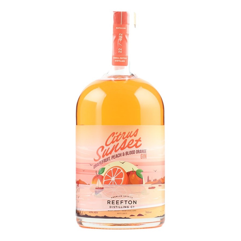 Reefton Distilling Co Flavour Gallery Series – Citrus Sunset Gin 40% 700ml