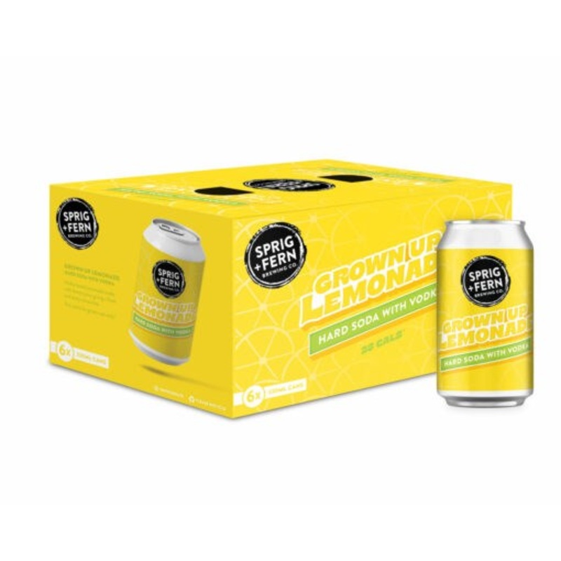 Sprig & Fern Brewery Grown Up Lemonade 330ml 6Pack