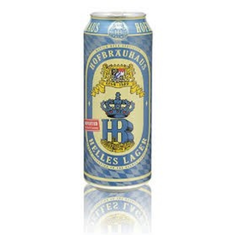 Hofbrau Helles Lager 500ml Can