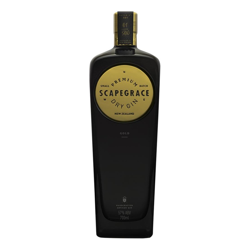 Scapegrace Gold Dry Gin 57% 700ml