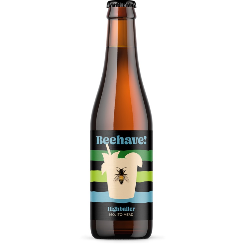 Beehave Highballer Mojito Mead 330ml Bottle