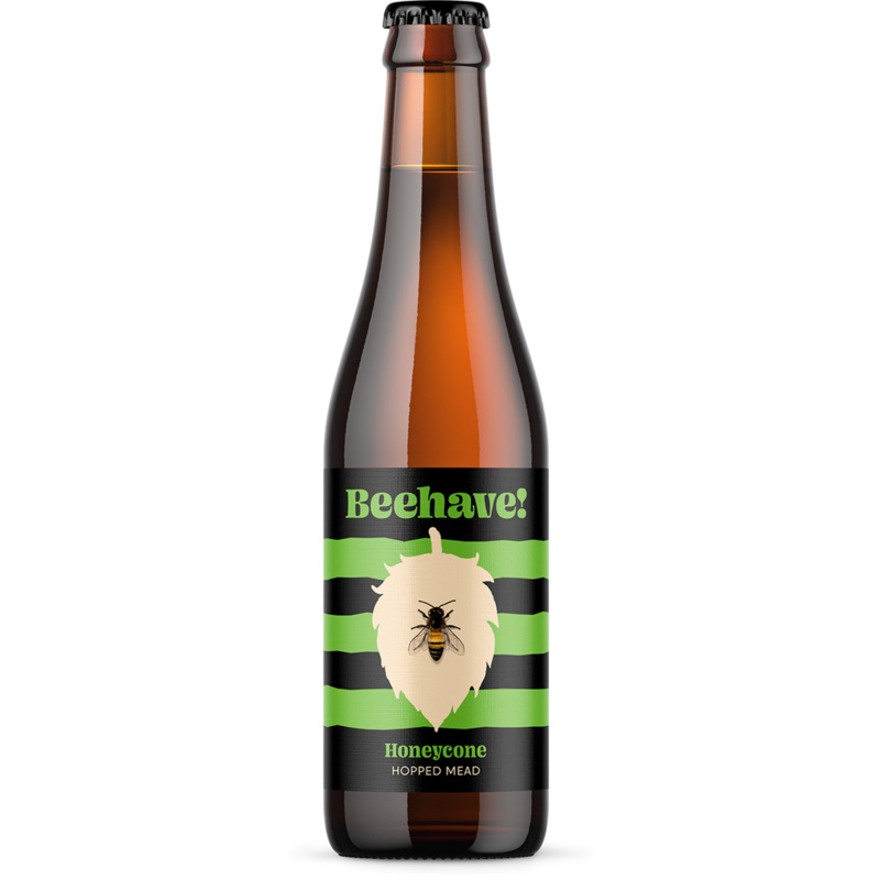 Beehave Honeycone Hopped Mead 330ml Bottle