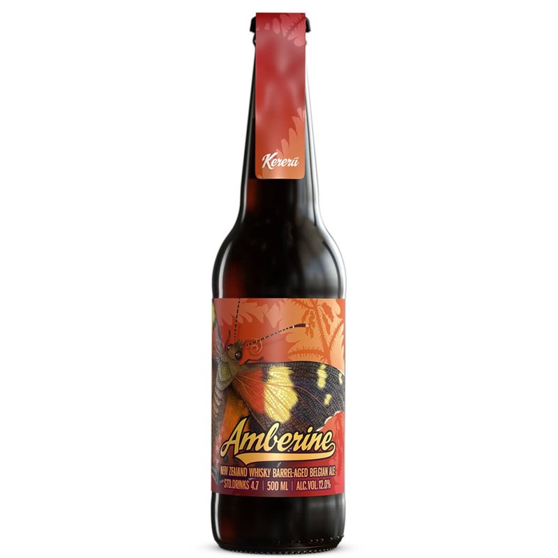 Kereru Amberine NZWBA Belgium Quad 500ml Bottle