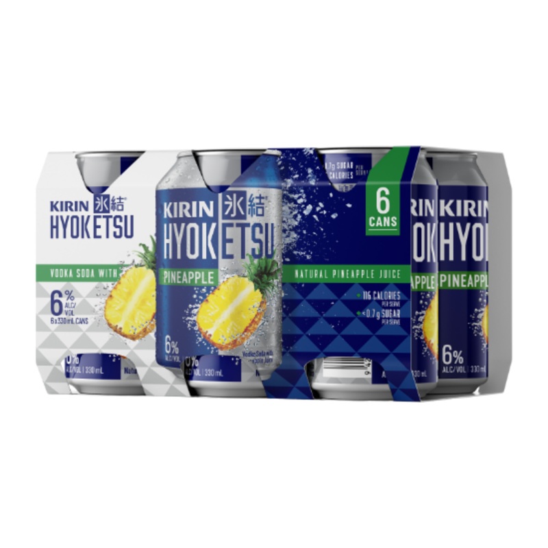 Kirin Hyoketsu Pineapple 6pk Cans