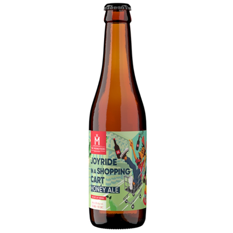 The Musketeers Joyride In A Shopping Cart Honey Beer 330ml