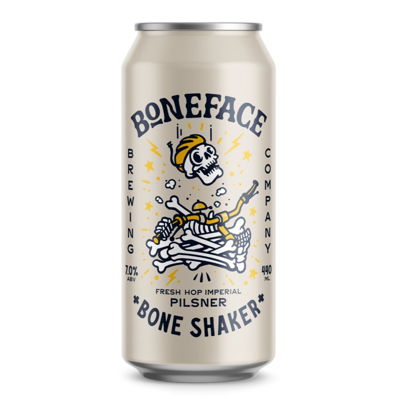 Boneface Bone Shaker Fresh Hop Imperial Pilsner 440ml