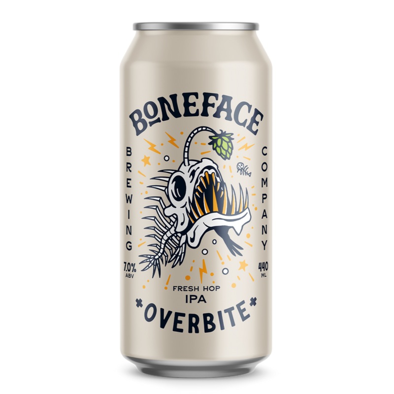 Boneface Brewing Overbite Fresh Hop IPA 440ml