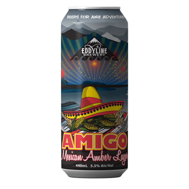 Eddyline Amigo Amber Lager 440ml