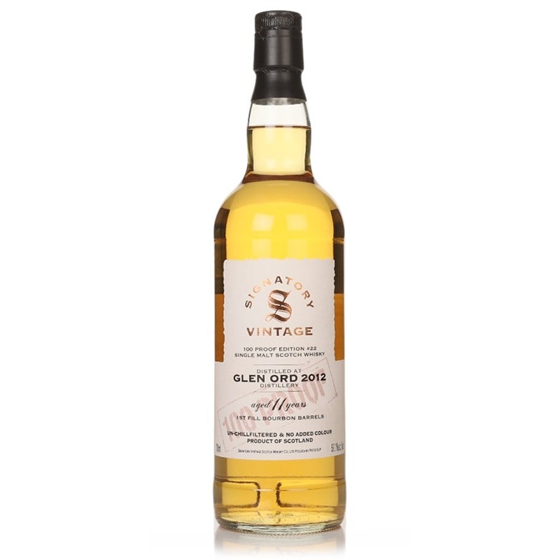 Glen Ord Signatory 100 Proof 11 Years Old  57.1%
