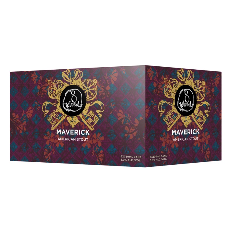 8 Wired Maverick Hoppy American Stout 6pk Cans