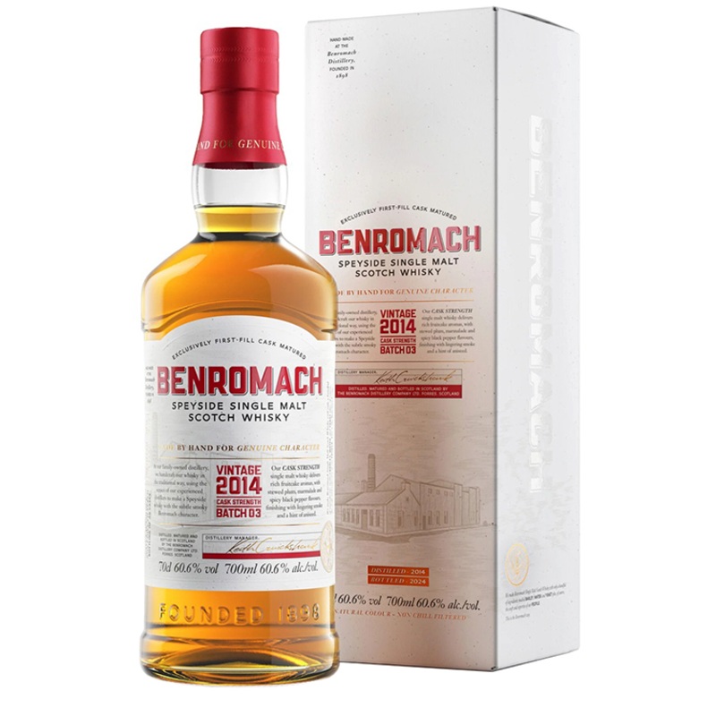 Benromach ‘Cask Strength’ #3 2014 Vintage 60.6% Limited Edition