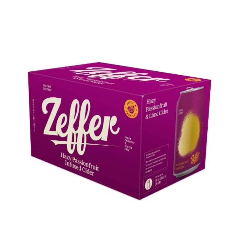 Zeffer Hazy Passionfruit Cider 6pk Cans