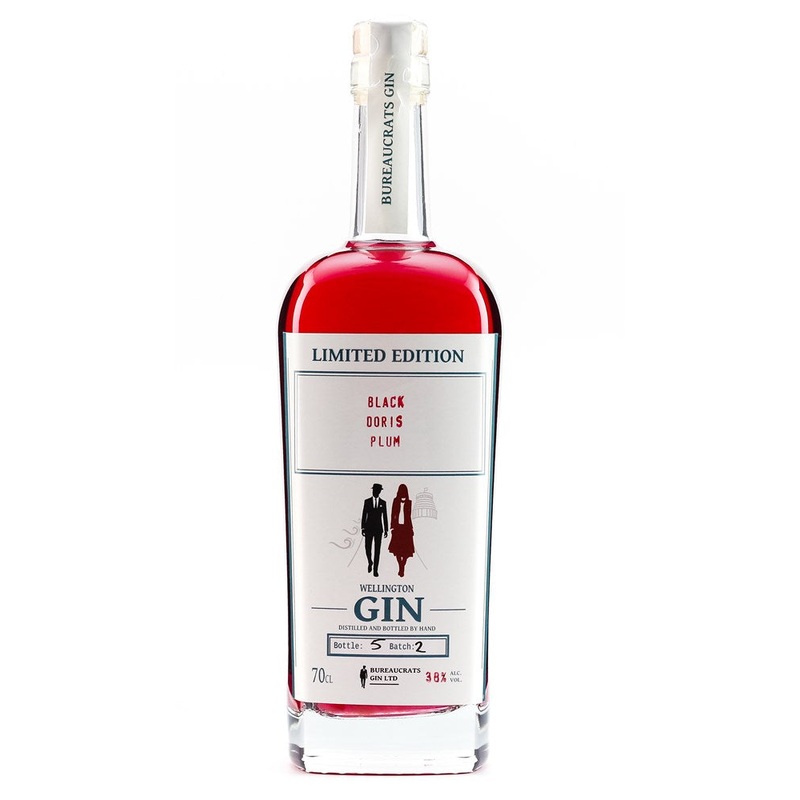 Bureaucrats Black Doris Plum Gin 38% 700ml