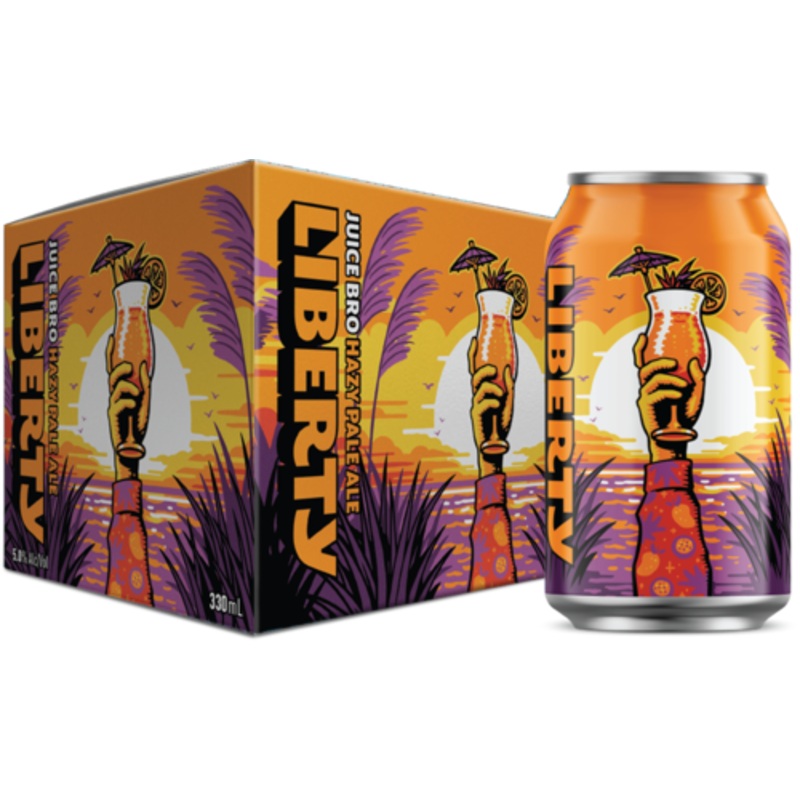 Liberty Juicy, Bro 6pk Cans|6 PACK