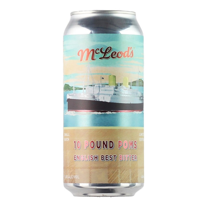 McLeod’s 10 Pound Poms Best Bitter 440ml