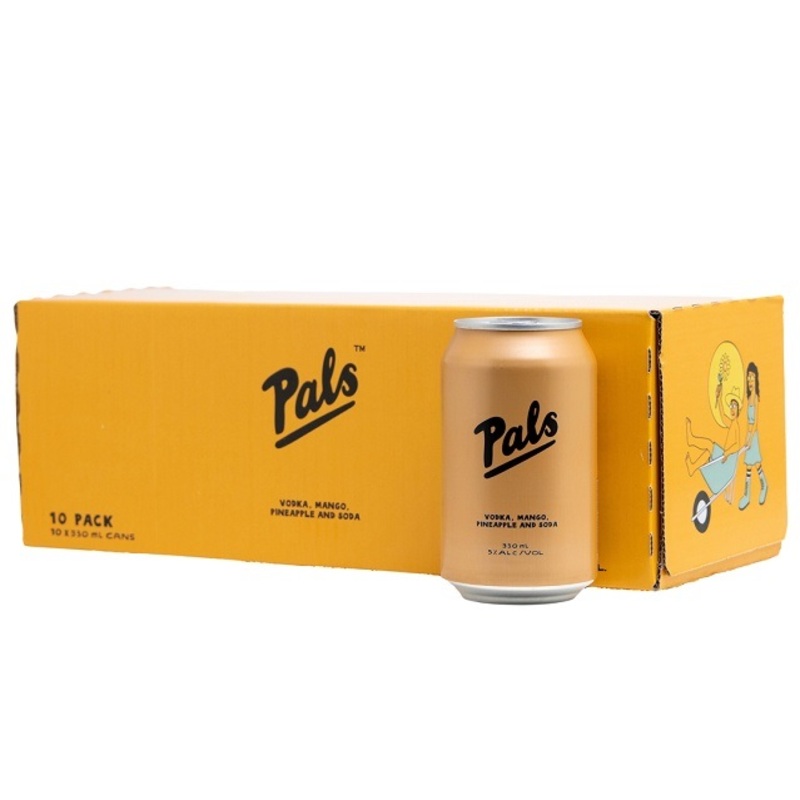 Pals Vodka Mango Pineapple & Soda 10 pack