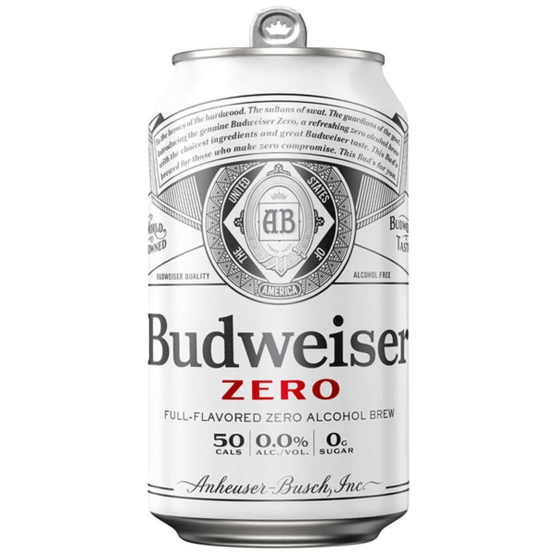 Budweiser Zero 355ml Can