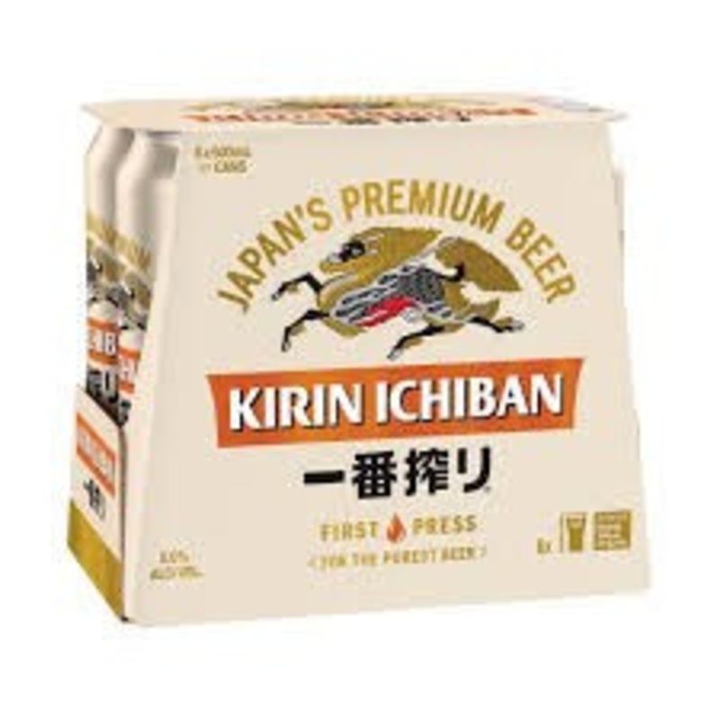 Kirin Ichiban 500ml 6pk Cans|EACH