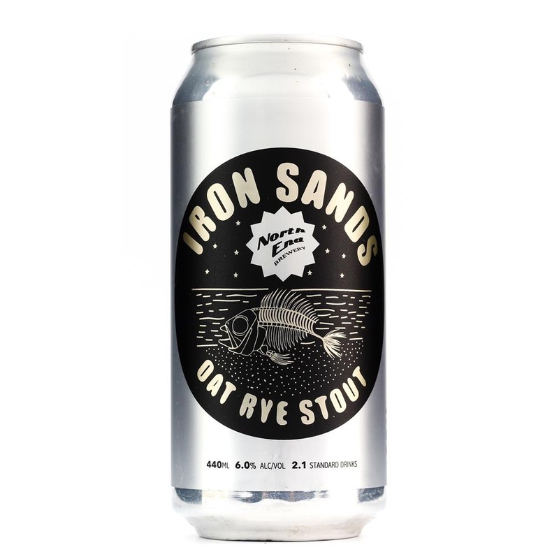 North End Iron Sands Oat Rye Stout 440ml