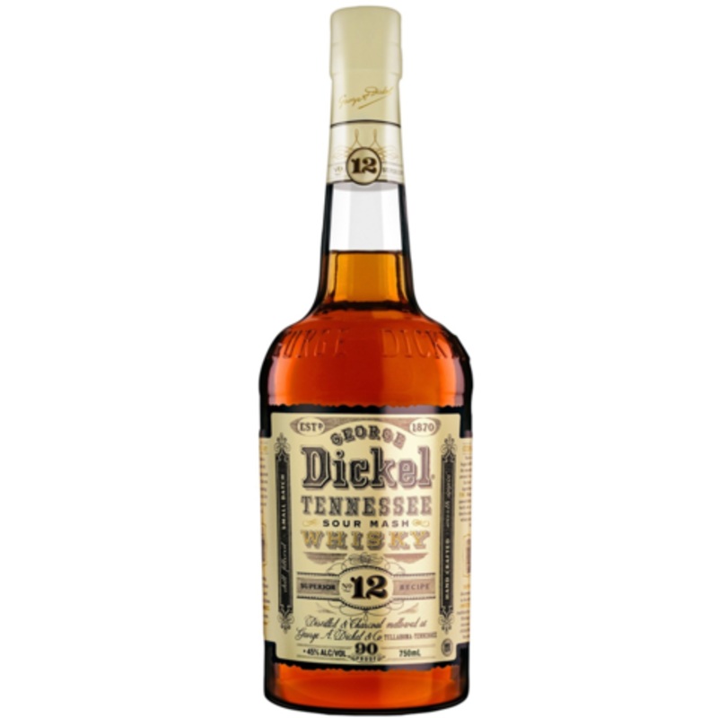 Dickel Tennessee Whiskey #12 45% 750ml