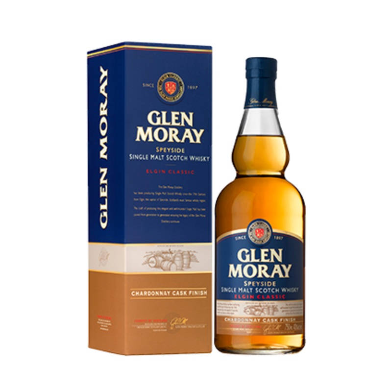 Glen Moray Chardonnay Cask Finish 40% 700 Ml
