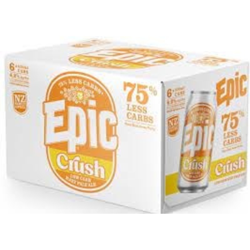 Epic Crush Low Carb Hazy Pale Ale 6 pack