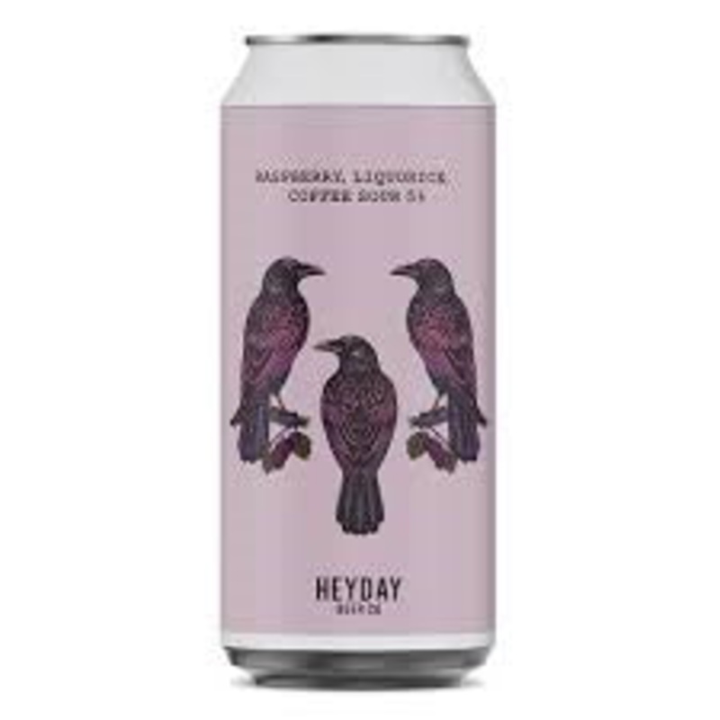 Heyday Raspberry, Liquorice & Coffee Sour 440ml