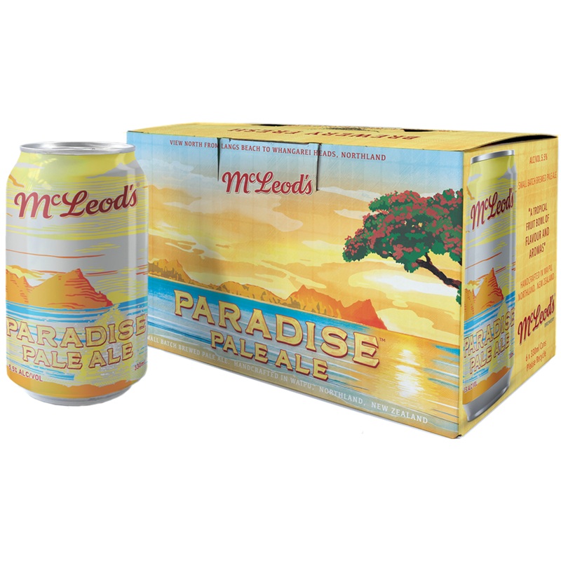 Mcleod’s Paradise Pale Ale 6pk Cans